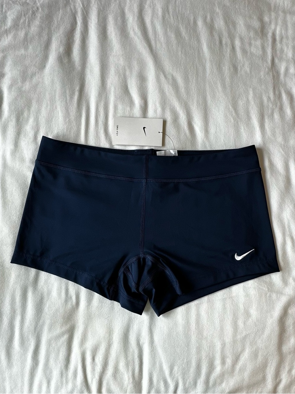 Nike Dri-FIT Navy Spandex Compression Shorts Size L NWT